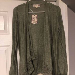 willow sage cardigan